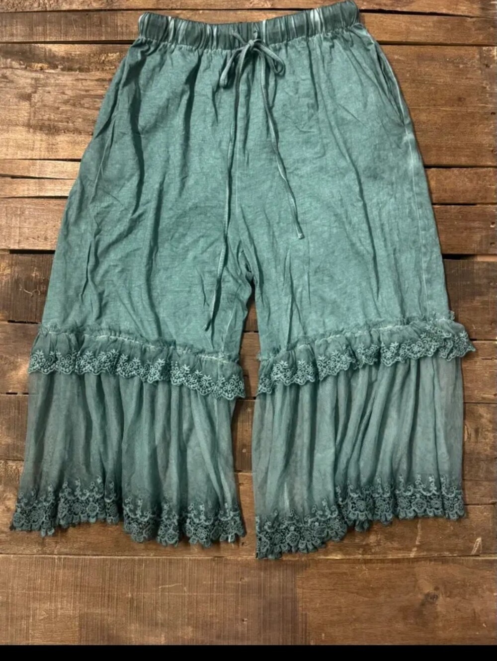 #1972 Jaded Gypsy Garden Party Bloomer - Teal